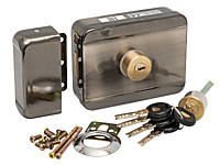 Электромоторный замок, накладной